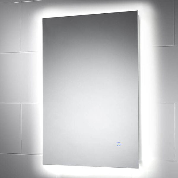 Sensio Serenity Duo Rectangular LED Backlit Mirror with Demister Pad - 500 x 700mm
