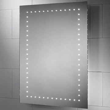 Sensio Bronte Rectangular Frontlit LED Mirror with Demister Pad - 600 x 800mm