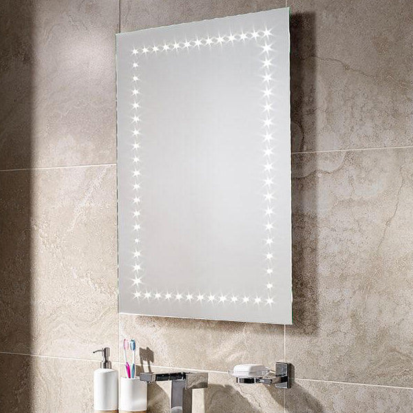 Sensio Bronte Rectangular Frontlit LED Mirror with Demister Pad - 600 x 800mm