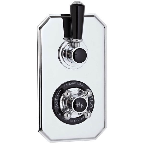 Hudson Reed Topaz Traditional Recessed Thermostatic Shower Valve - Rectangular Trim - 1 Outlet