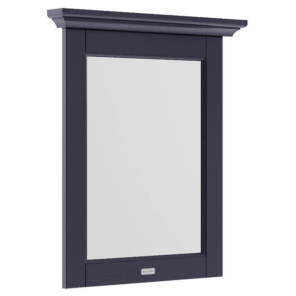 Hudson Reed Old-London Rectangular Flat Mirror - MDF Vinyl Textured Woodgrain Frame - 575 x 692mm