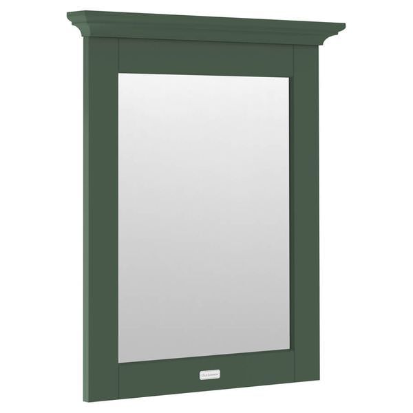 Hudson Reed Old-London Rectangular Flat Mirror - MDF Vinyl Textured Woodgrain Frame - 575 x 692mm