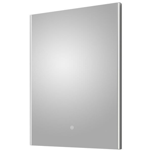 Hudson Reed Anser Portrait LED Borderlit Mirror with Built-In Demister Pad - 500 x 700mm