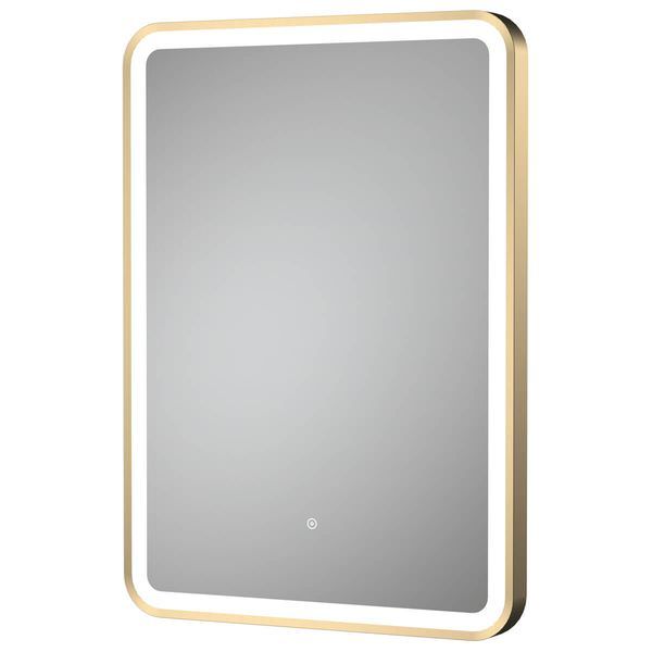 Hudson Reed Hydrus Rectangular Borderlit LED Mirror with Demister Pad - 500 x 700mm