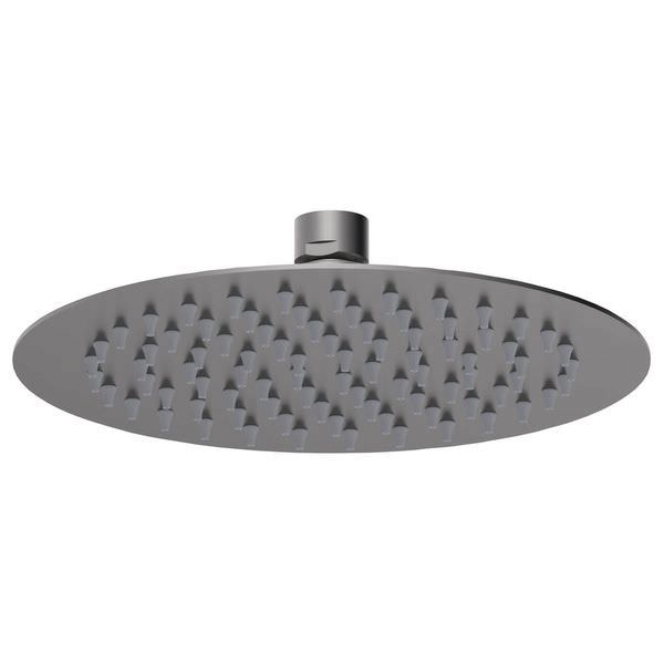 Nuie Arvan Round Fixed Shower Head - Single Spray Mode - Stainless Steel - 200 x 200mm