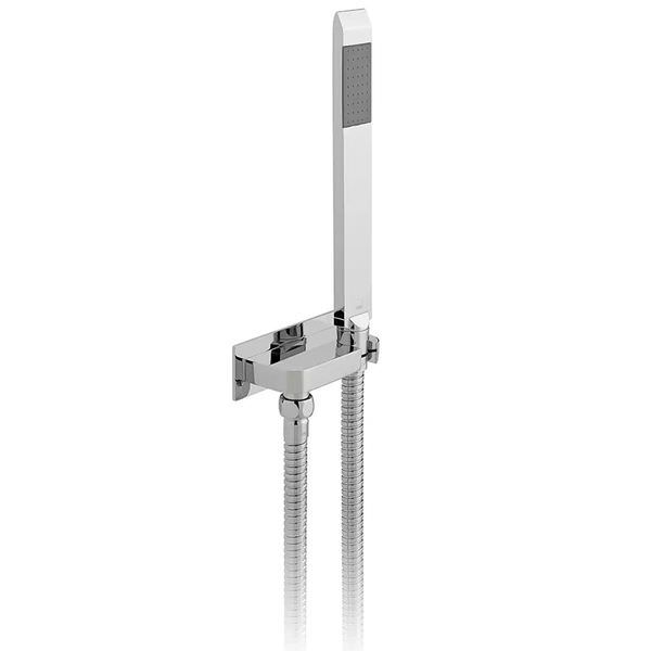 Vado Omika Chrome Shower Handset Kit with Bracket and Outlet - 1 Spray Mode