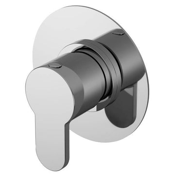 Nuie Arvan Concealed Thermostatic Round Chrome Stop Valve