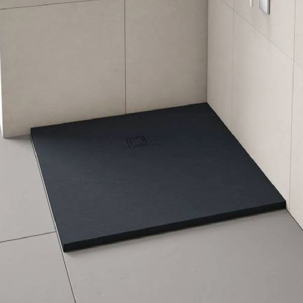 Merlyn TrueStone Low Profile Square Shower Tray with Waste - Stone Resin - 900 x 900mm