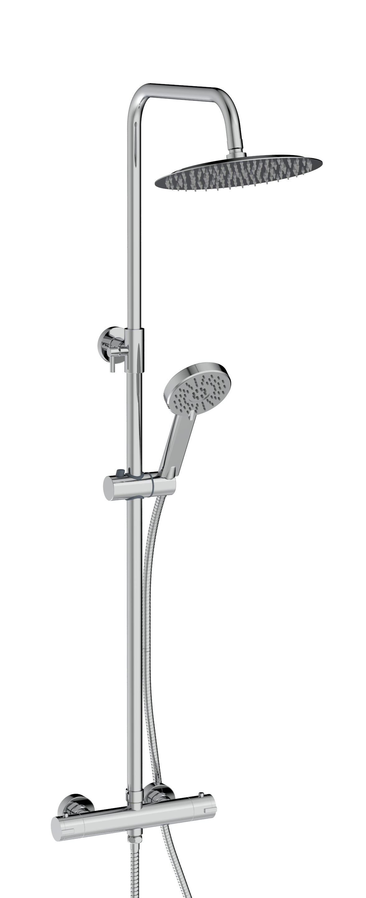 Exposed Rigid Riser Shower Set