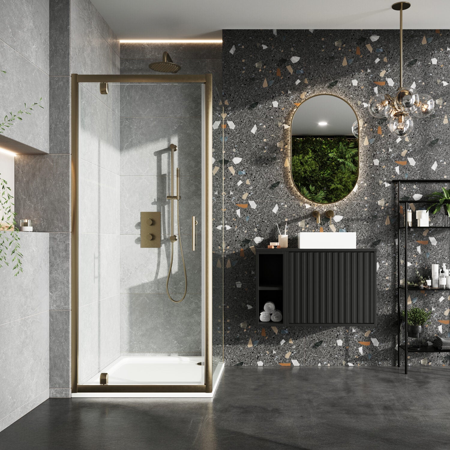 Framed Double Sliding Quadrant Shower Enclosure