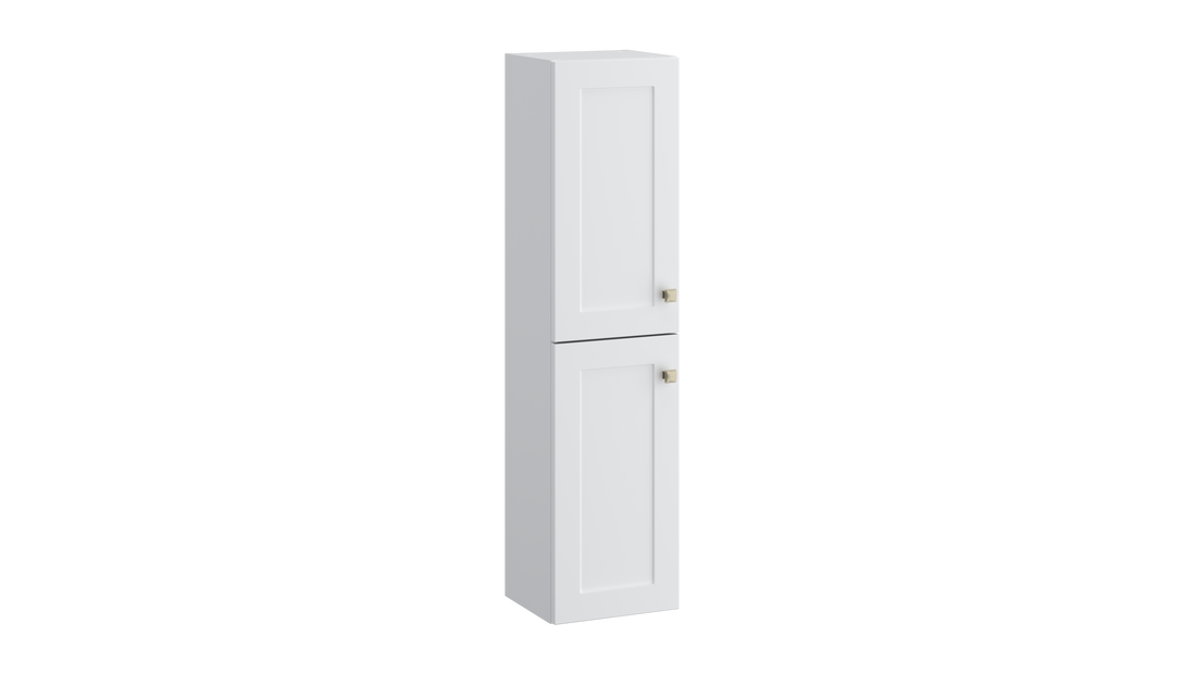 Sanctuary Wall Hung Tall Unit – Matt White - Tuskan Tiles