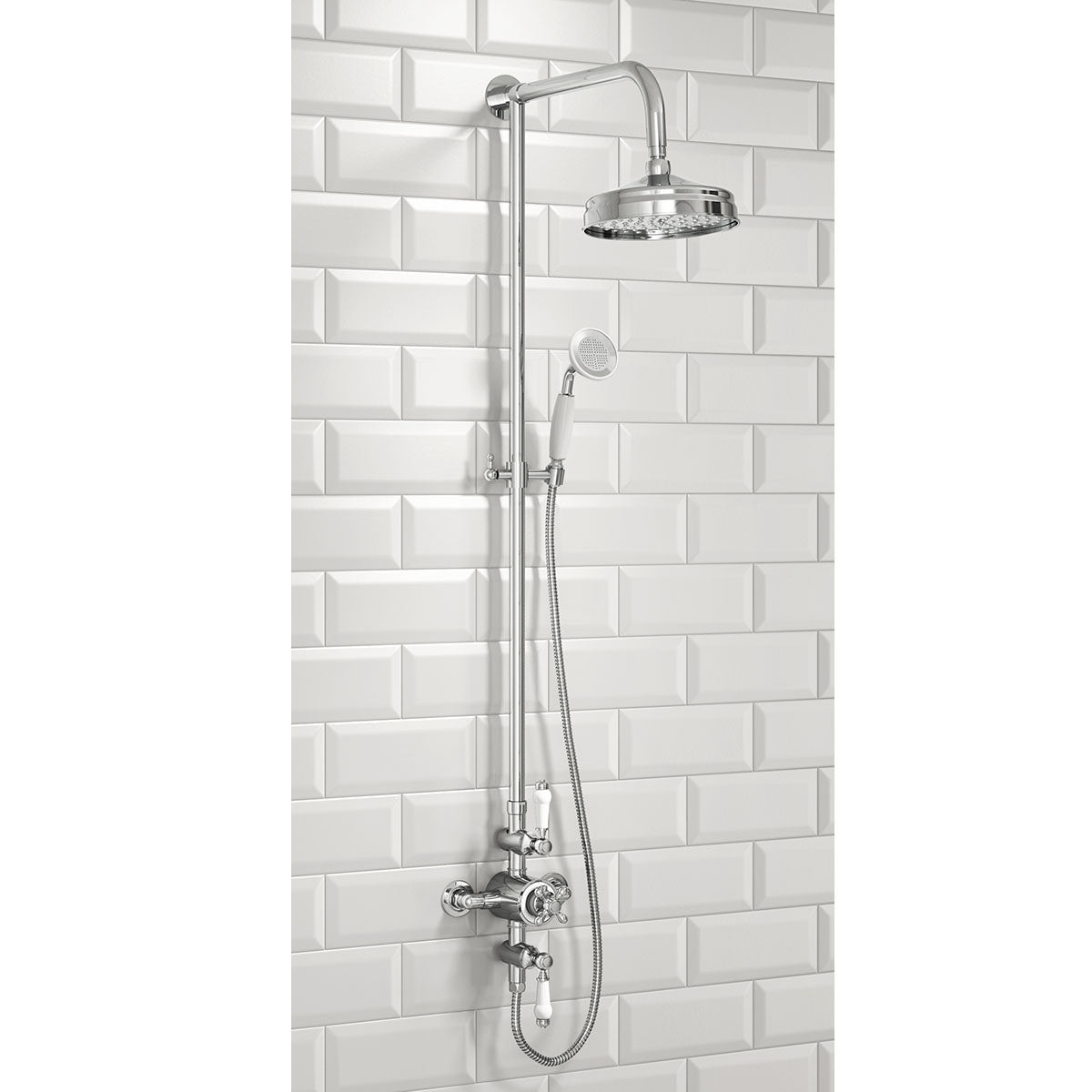 Traditional Thermostatic Rigid Riser Shower