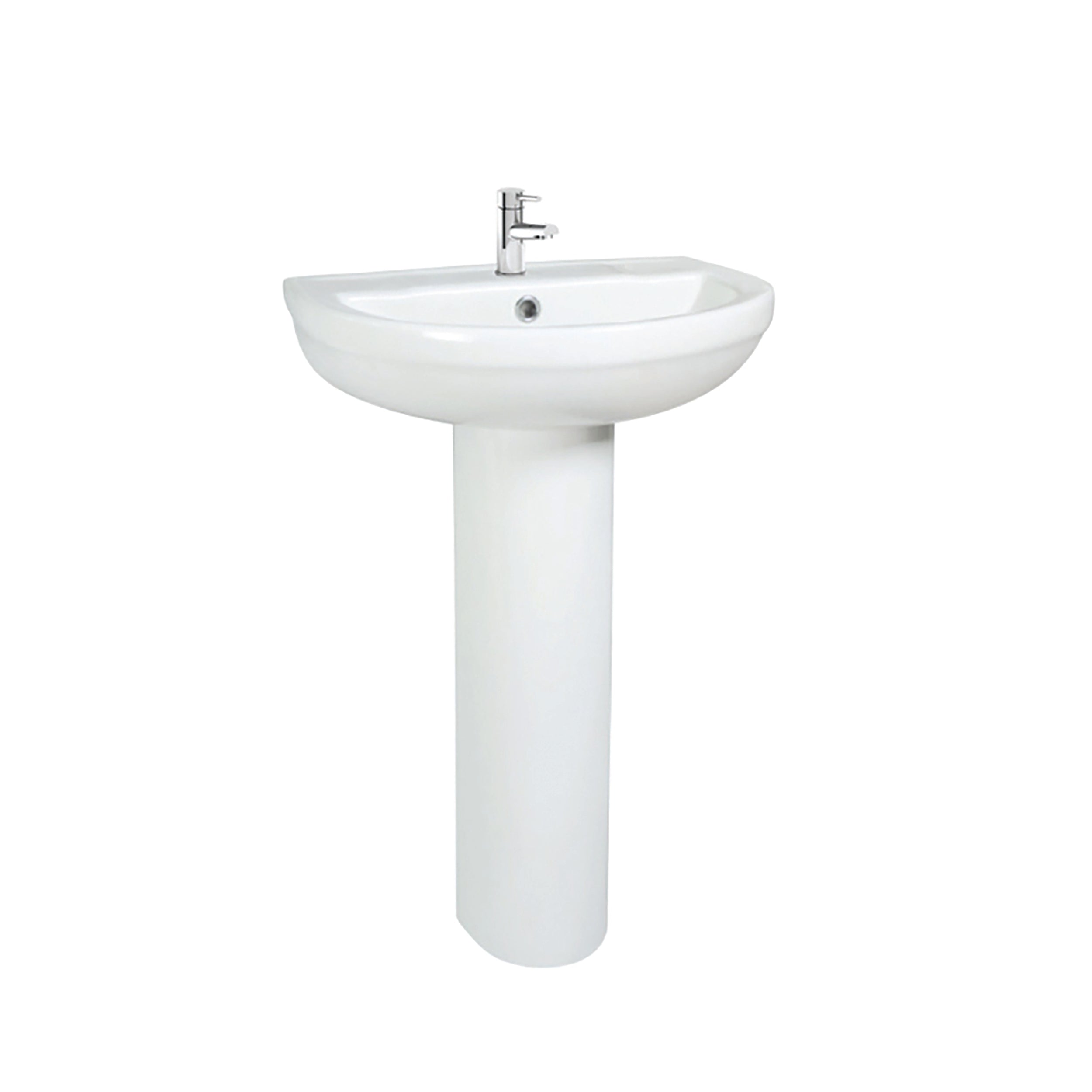 Spa 550mm Basin with Full Pedestal