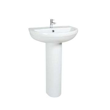 Spa 550mm Basin with Full Pedestal