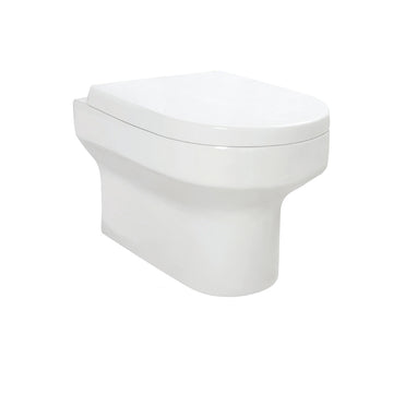 Wall Hung Toilet with D-Shape Soft Close Seat