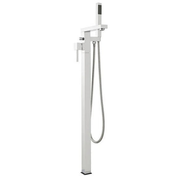 Pure Freestanding Bath Shower Mixer – Chrome - Tuskan Tiles