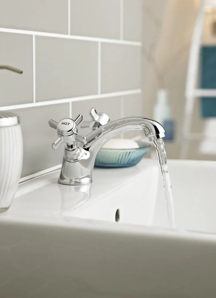 Klassique Mono Basin Mixer with Clicker Waste – Chrome - Tuskan Tiles