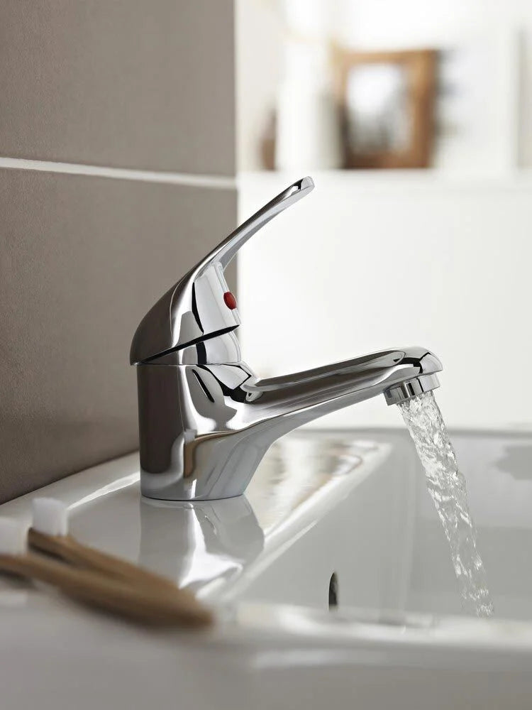 G4K Mono Basin Mixer with Click Waste – Chrome - Tuskan Tiles