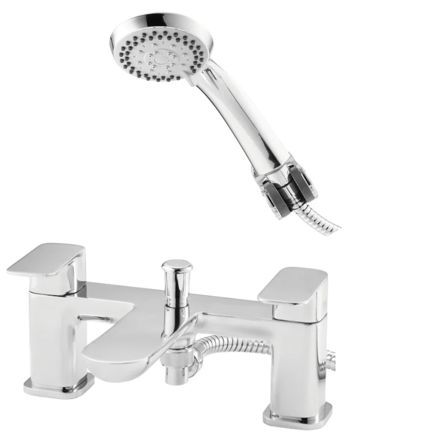 Visage Bath Shower Mixer – Chrome - Tuskan Tiles
