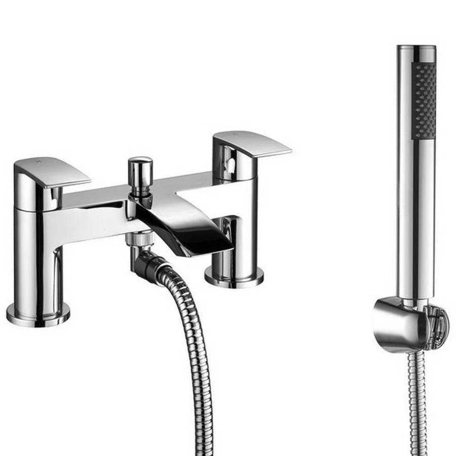 Curve Bath Shower Mixer – Chrome - Tuskan Tiles