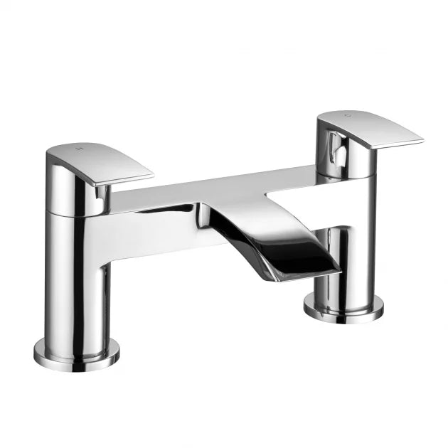 Curve Bath Filler – Chrome - Tuskan Tiles