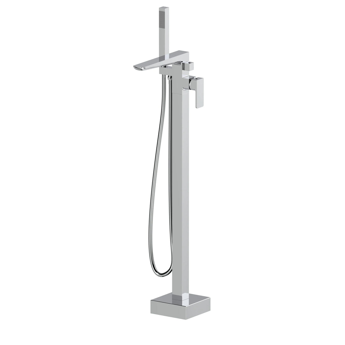 Kolt Freestanding Bath Shower Mixer – Chrome - Tuskan Tiles