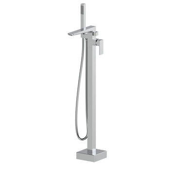 Kolt Freestanding Bath Shower Mixer – Chrome - Tuskan Tiles