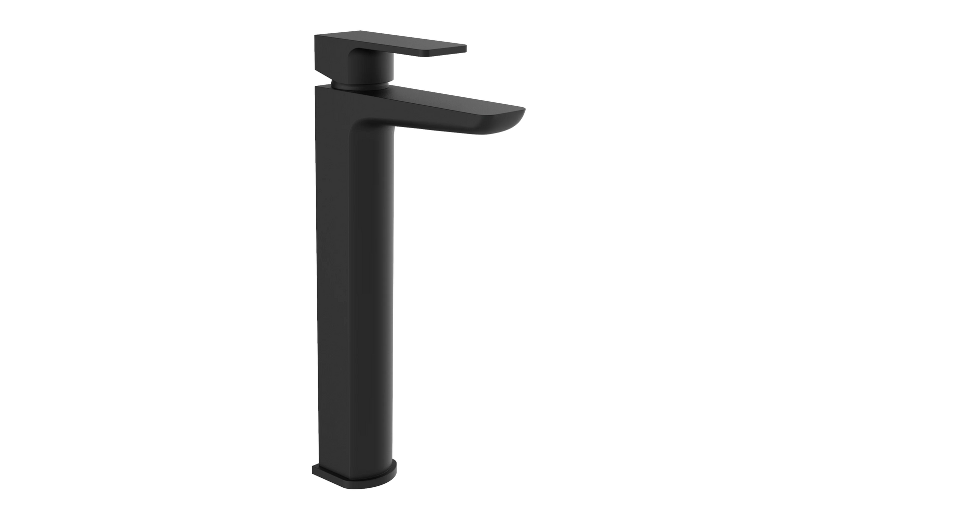 Kolt High-Rise Mono Basin Mixer – Matt Black - Tuskan Tiles