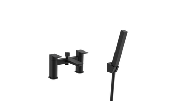 Kolt Bath Shower Mixer – Matt Black - Tuskan Tiles