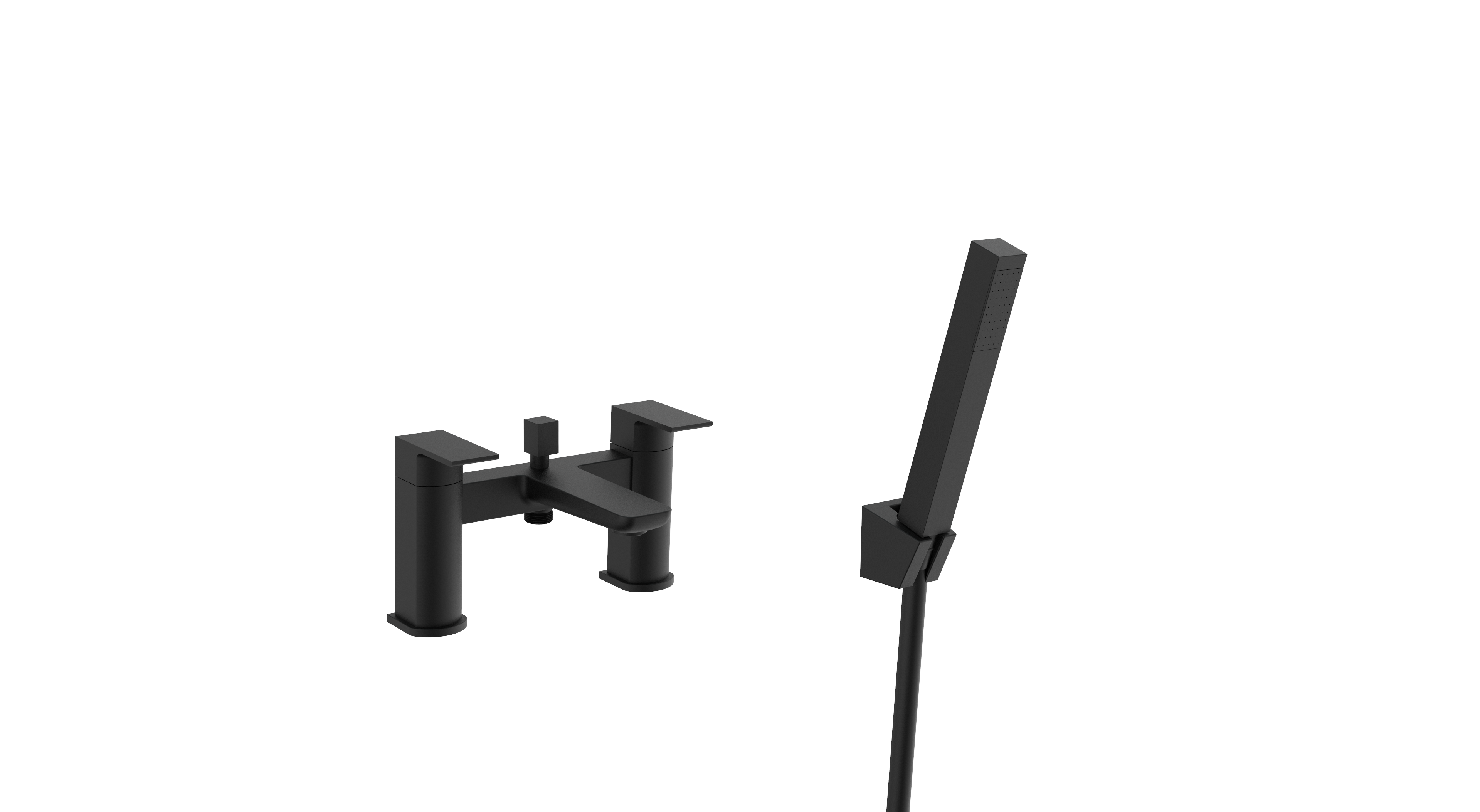 Kolt Bath Shower Mixer – Matt Black - Tuskan Tiles