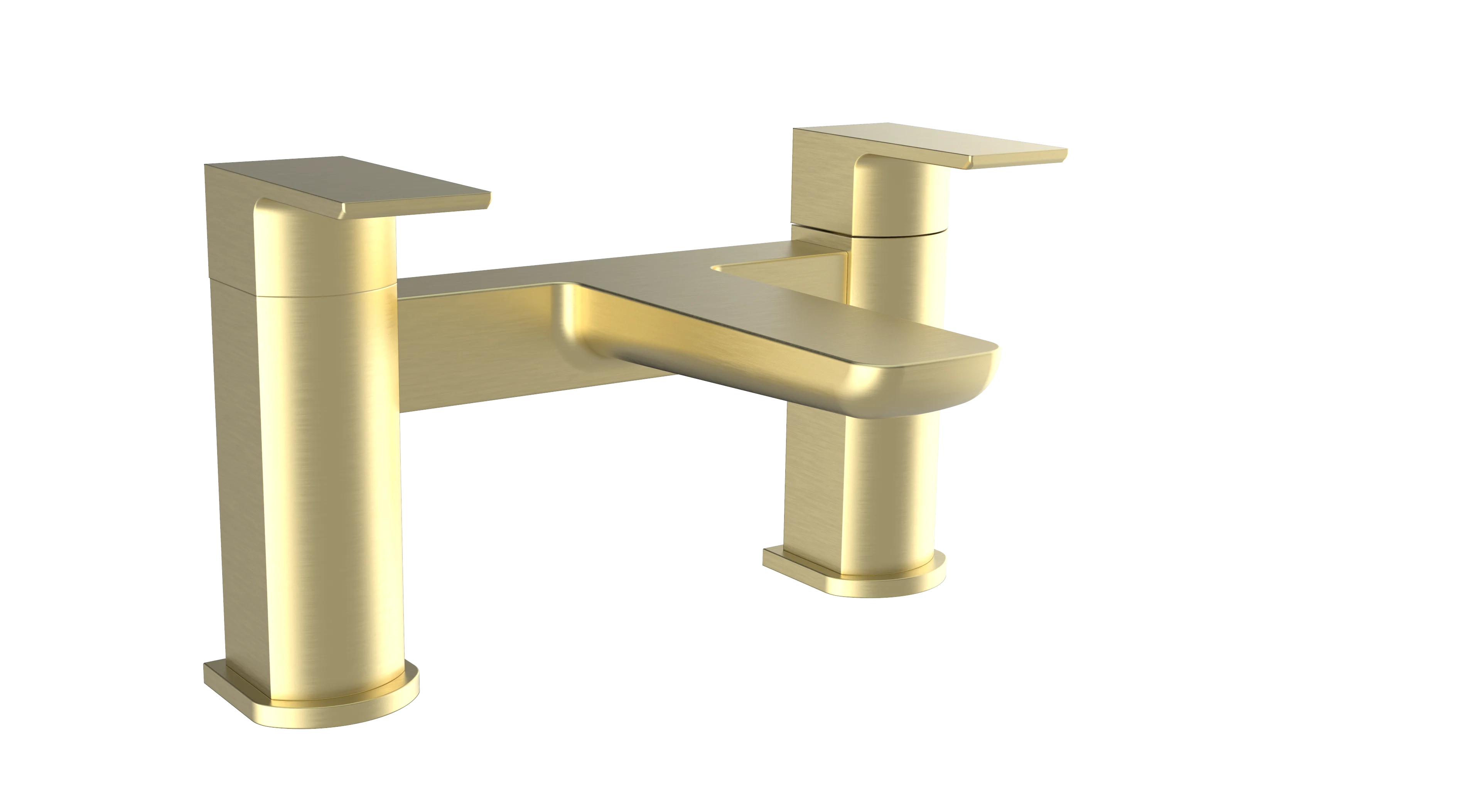 Kolt Bath Filler – Brushed Brass - Tuskan Tiles