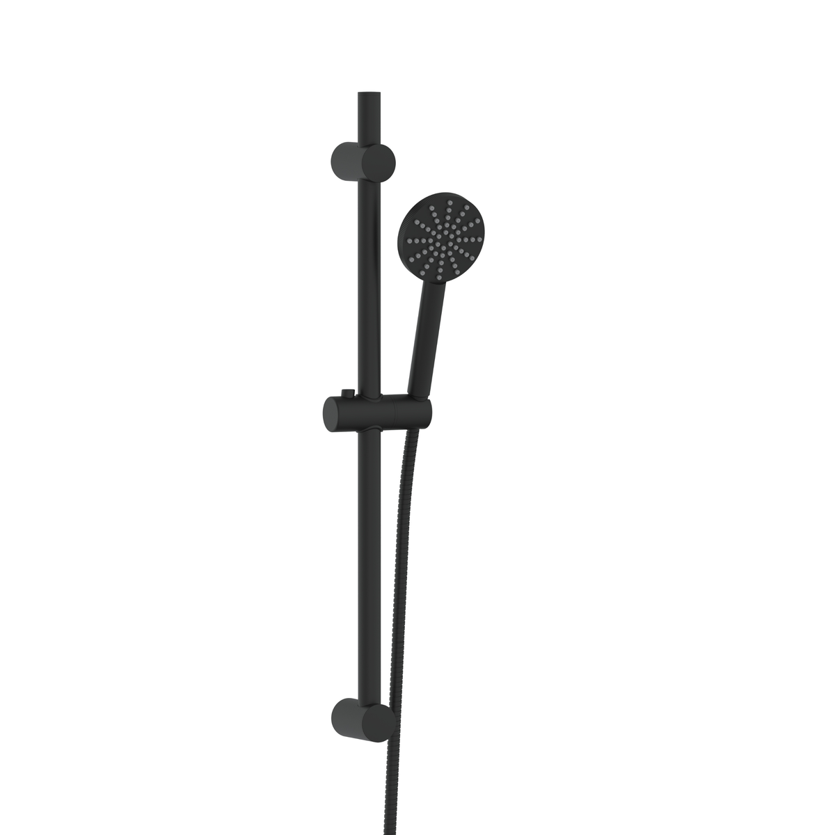 Exposed Riser Rail Handset with Hose