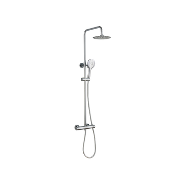 Menai Premium Round Thermostatic Overhead Shower Kit - Chrome