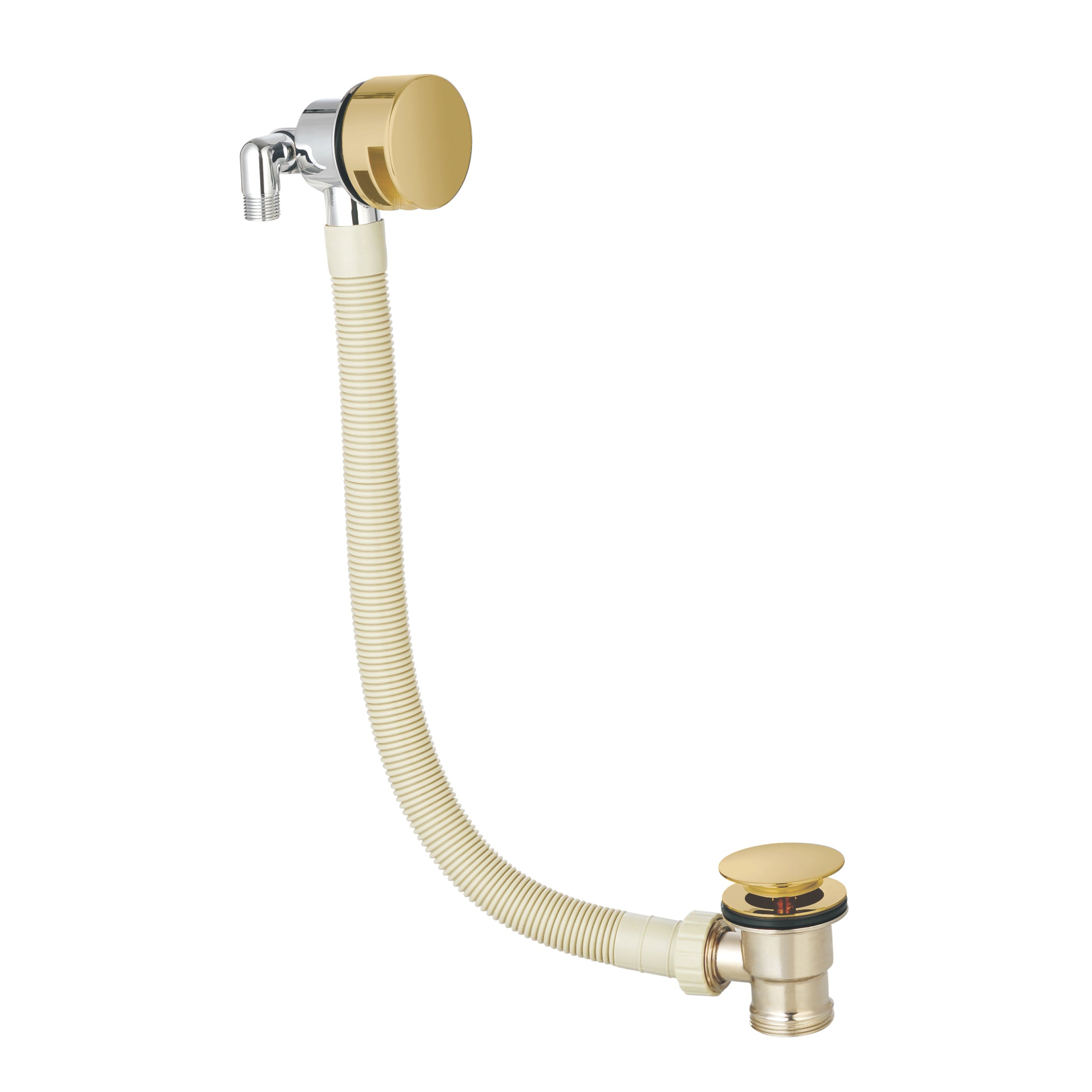 Round Overflow Filler Bath Waste