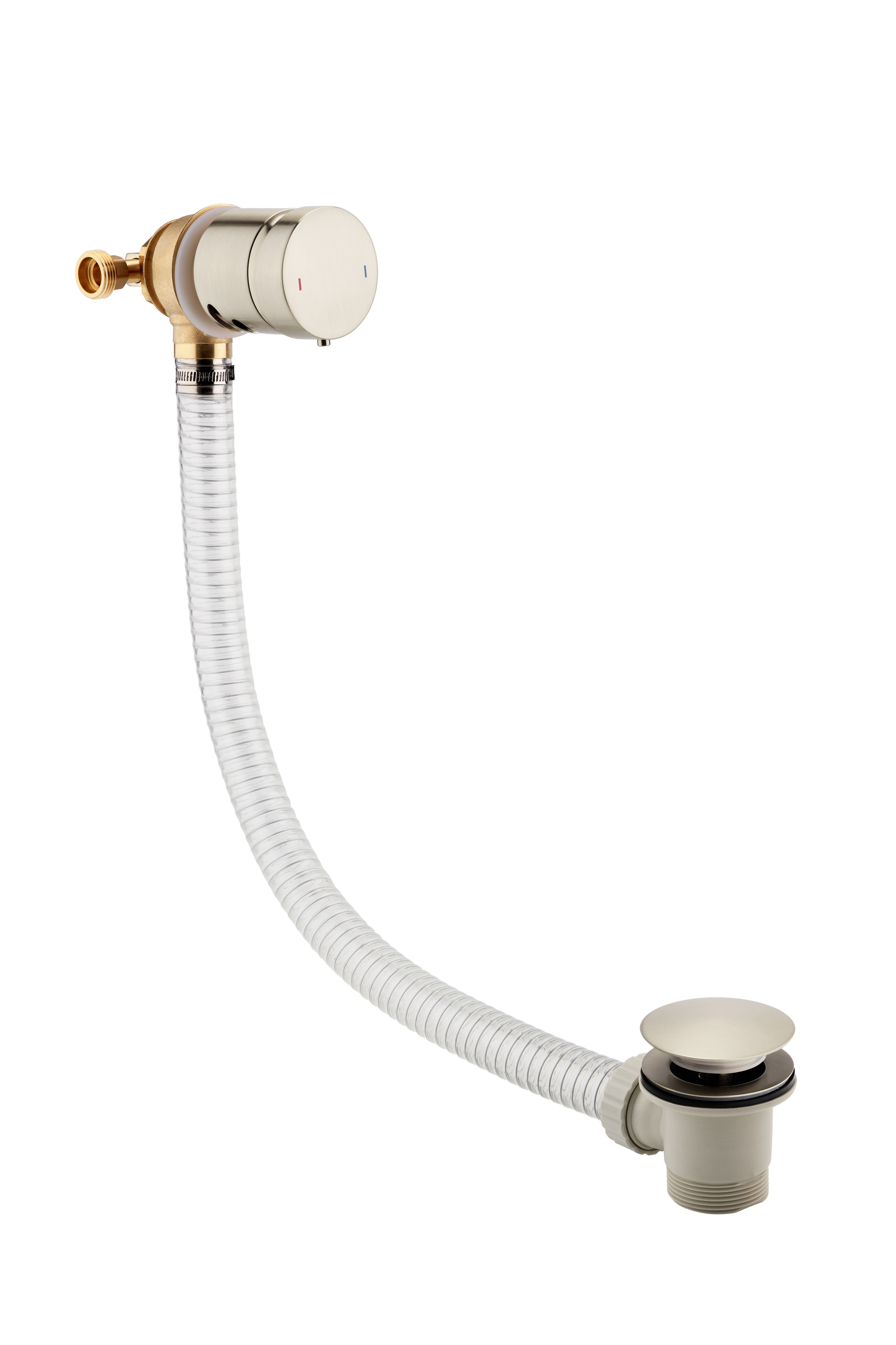 Bath Filler Overflow with Click Clack Waste