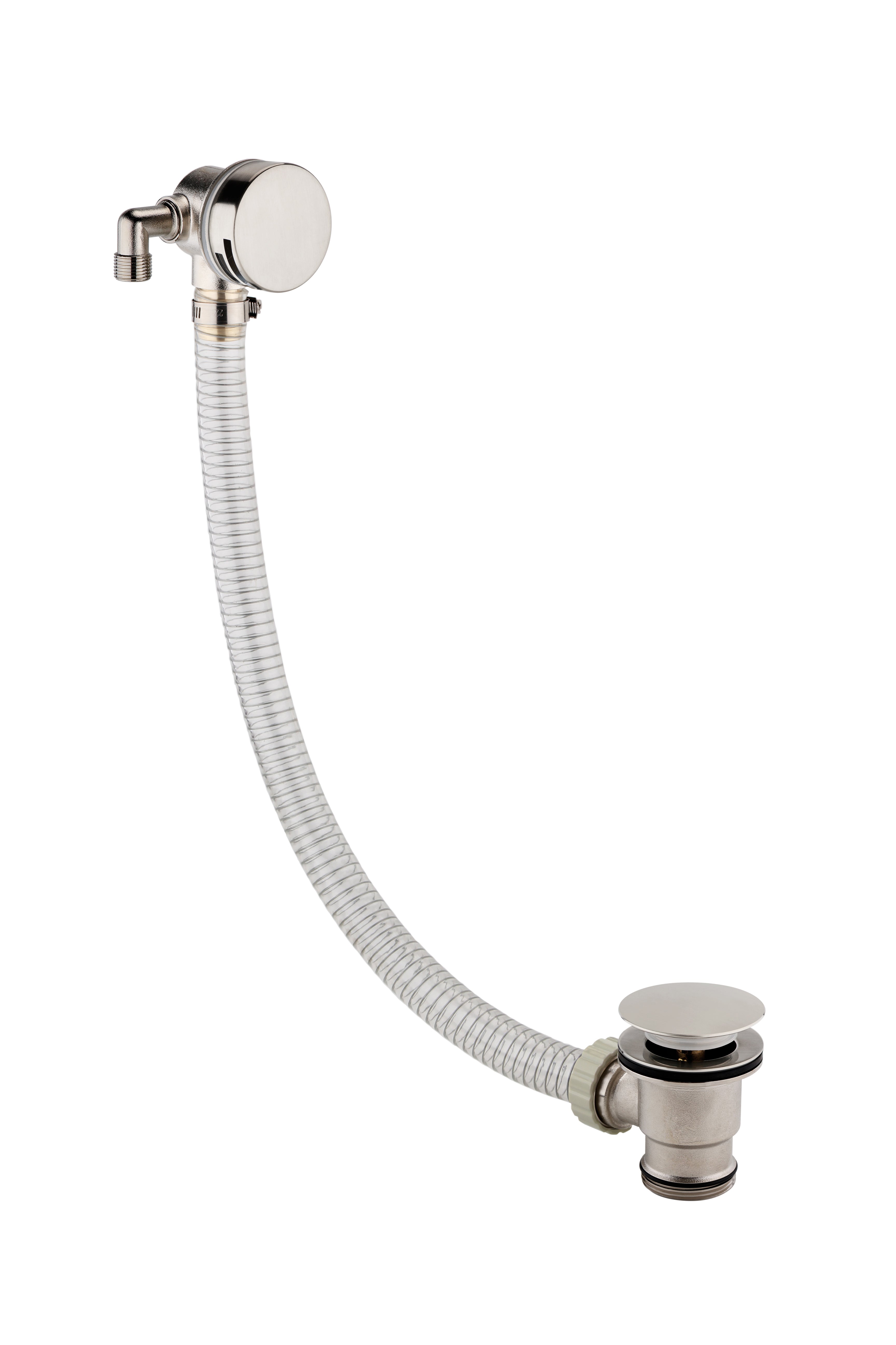 Round Overflow Filler Bath Waste