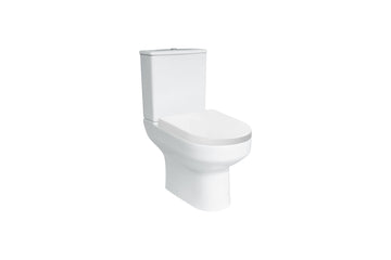 Spa Rimless Close Coupled Toilet with Ceramic Cistern & Soft Close Seat