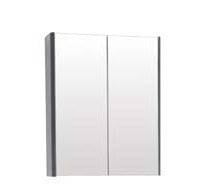 Options 24 500mm Mirror Cabinet – Cool Grey - Tuskan Tiles