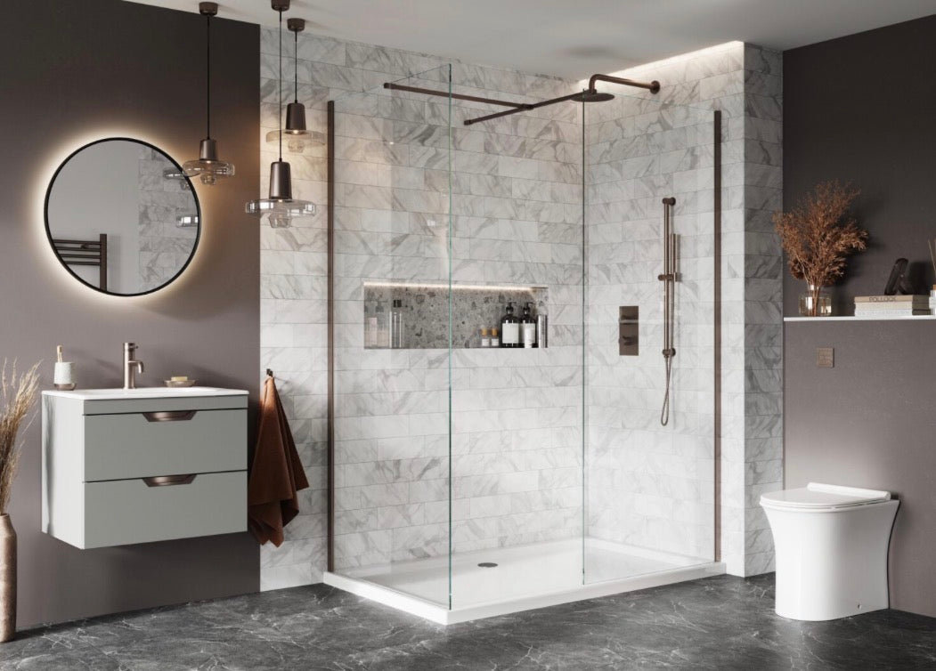 Frameless Wetroom Panel