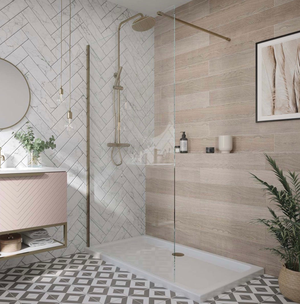 Frameless Wetroom Panel