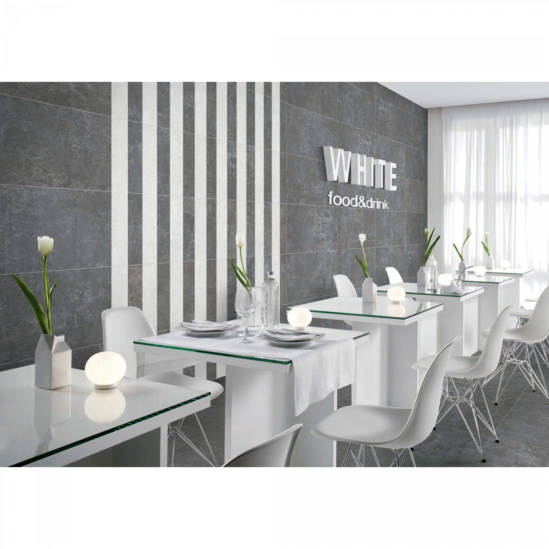 Afyon 30x60 Grey Polished Porcelain Tile
