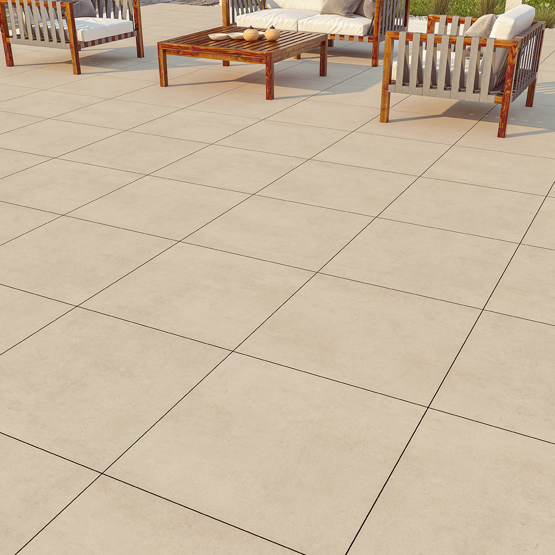 Ark 60x60x2 Ivory Matt R11 Porcelain Tile