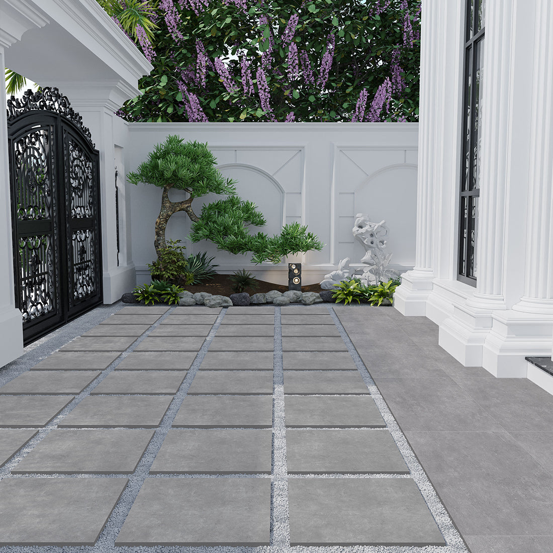Ark 60x60x2 Silver Matt R11 Porcelain Tile