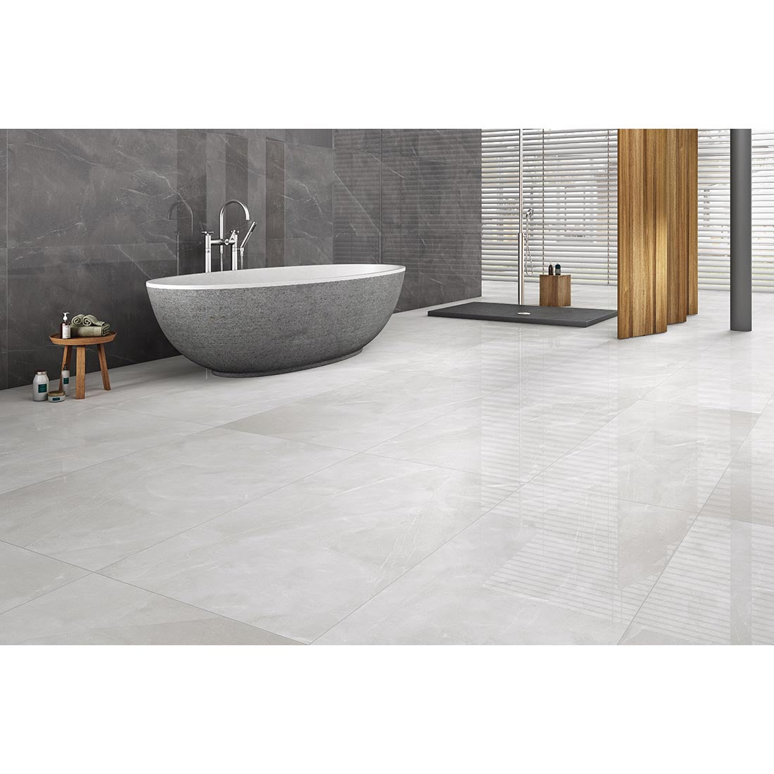 Armani 60x120 Gris Polished Porcelain Tile