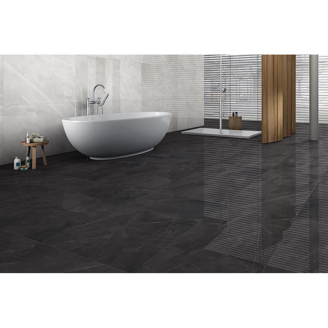 Armani 60x120 Nero Polished Porcelain Tile