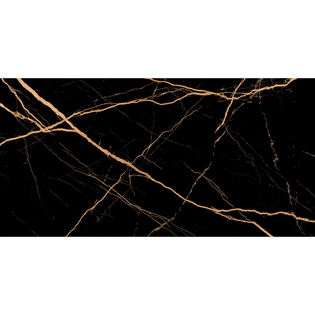 Atlantis Black 60x120 Gold Matt R9 Porcelain Tile