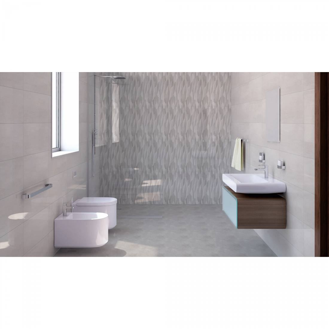 Autumn Decor 30x60 Grey Gloss Ceramic Tile