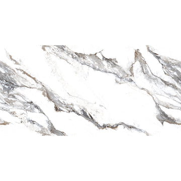 Calacatta Borghini 60x120 Grey Polished Porcelain Tile