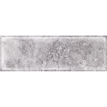Como 10x30 Grey Gloss Bumpy Ceramic Tile