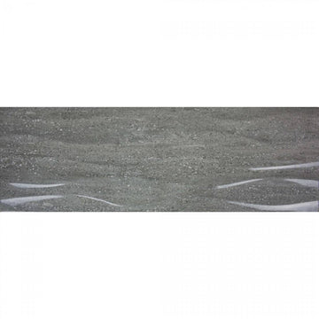 Darwin Waves 20x60 Graphite Gloss Ceramic Tile
